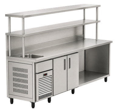 Balcão Refrigerado com Pia